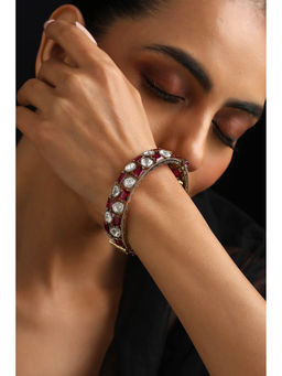 SWABHIMANN - Multi-Color Polki Kada (2.6)