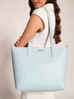 THE GUSTO - Women Light Blue Urbane Tote Bag (M)