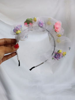 Soho Boho Studio - Vintage wild flora Scrunchie hairband