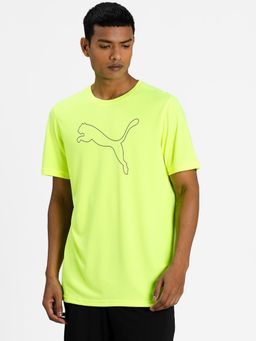 Puma - Performance Cat Training Men Yellow T-Shirt