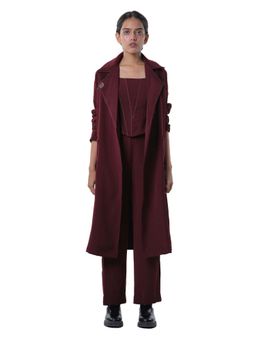 MAMKAM - Maroon Co-Ord Set