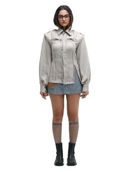 MAMKAM - Multi-Colour Off Grid Shirt Dress