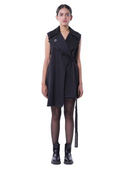 MAMKAM - Black Wrap Jacket Dress