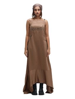 MAMKAM - Brown Ruch Hour Dress