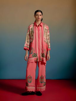 Shetab Kazmi - Coral Blush Co-Ord Set