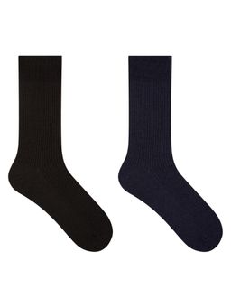 Balenzia - Men'S Cashmere Silk Crew Socks