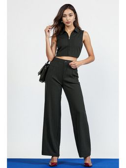 FREAKINS - Smart Black Women Straight Pinstripe Pant
