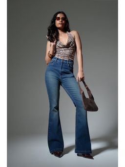 FREAKINS - Vintage Indigo Blue Women Bootcut Jeans