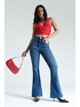 FREAKINS - Phantom Blue Women Bootcut Jeans