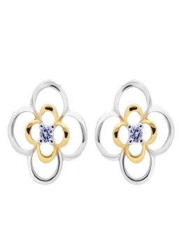 WHP Jewellers - Eight Petal 18K Diamond Earring