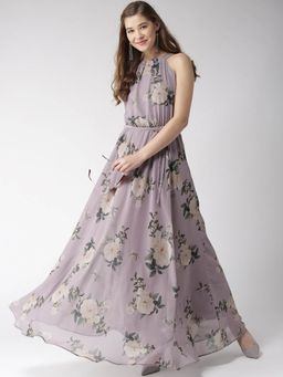 Twenty Dresses by Nykaa Fashion - Lavender Meet the Blooms Maxi Dress
