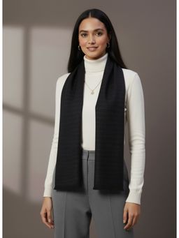 Zamour - Self Print Woollen Muffler Scarf