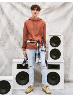 American Eagle - Blue Solid-plain Jeans