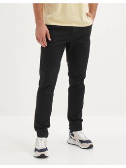 American Eagle - Men Black Flex Slim 5-Pocket Trouser