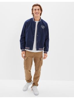 American Eagle - Men Blue Bomber Jacket