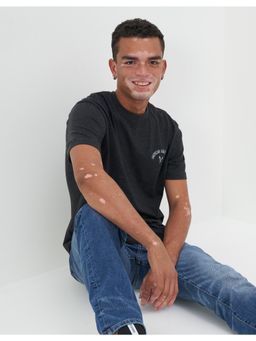 American Eagle - Men Grey Super Soft Graphic T-Shirt