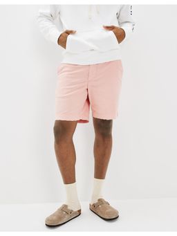 American Eagle - Men Pink Flex 9 Inches Lived-in Shorts