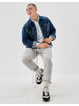 American Eagle - Men Blue Denim Trucker Jacket