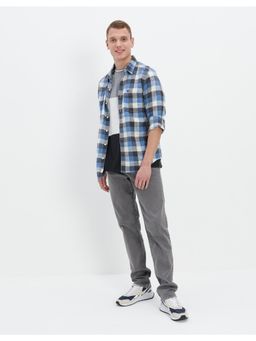 American Eagle - Men Blue Slim Fit Everyday Button Up Shirt