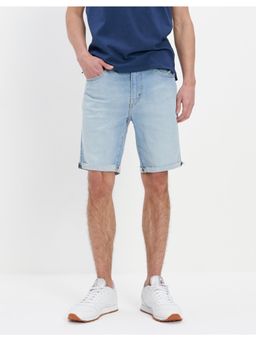 American Eagle - Mens Blue Airflex + 9 Inches Denim Shorts