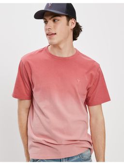 American Eagle - Men Red Super Soft Ombre T-Shirt