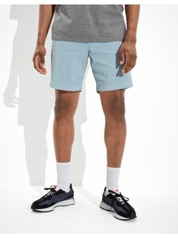 American Eagle - Men Blue Flex 9 Inches Lived-In Shorts