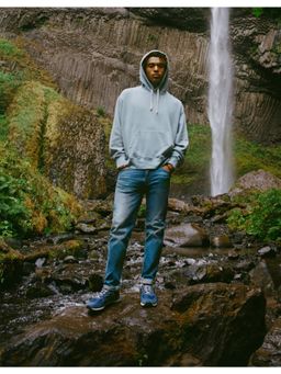 American Eagle - Men Blue Air Flex Plus Athletic Straight Jean