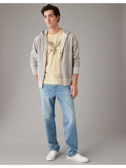 American Eagle - Men Yellow Logo Graphic T-Shirt