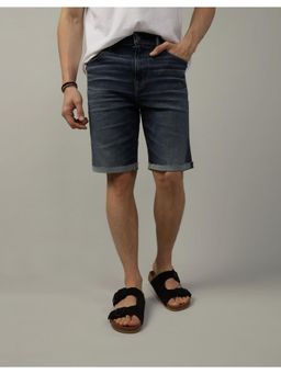 American Eagle - Men Blue AirFlex+ Ultrasoft 9 Inches Denim Shorts