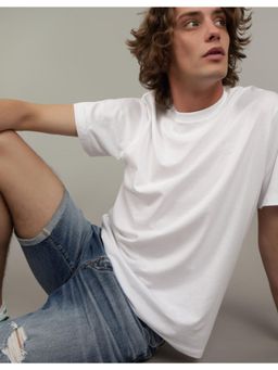 American Eagle - Men's White Jersey T-Shirt