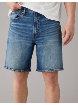 American Eagle - Men Blue Easy Flex 9 Inches Loose Denim Shorts