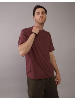 American Eagle - Men Burgundy Ae 24/7 Training T-Shirt