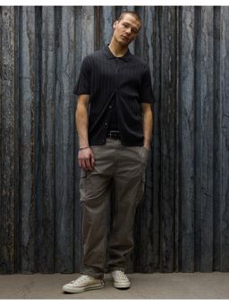 American Eagle - Men Grey Flex Lived-In Cargo Pant