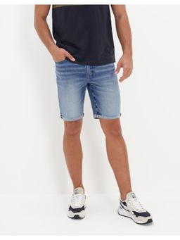 American Eagle - Men Blue Air Flex+ 9 Inches Denim Shorts