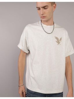 American Eagle - White Ae Logo Solid T-Shirt