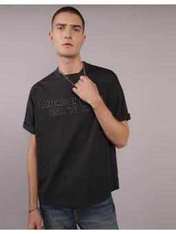 American Eagle - Black Ae Logo Typography T-Shirt