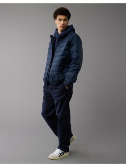 American Eagle - Ae Lightweight Navy Blue Puffer Jacket