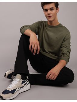 American Eagle - Olive Crew Neck Sweater