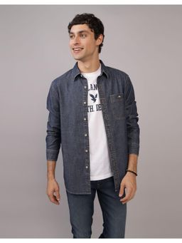 American Eagle - Ae Denim Button-Up Casual Shirt