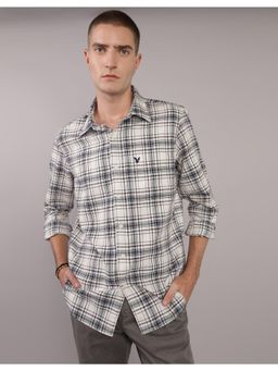 American Eagle - Ae Checkered Slim Fit Everyday Button-Up Casual Shirt