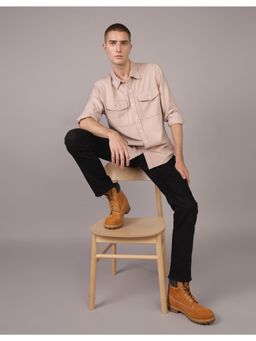 American Eagle - Men Pink Fireside Flannel Shirt