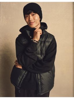 American Eagle - Men Black Solid Puffer Jacket