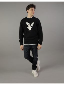 American Eagle - Men's Black Logo Sweatshirt