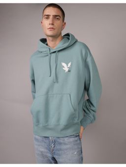 American Eagle - Men's Blue Logo Hoodie