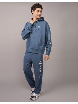 American Eagle - Men's Blue Logo Hoodie