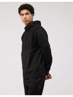 American Eagle - Men's Black Fleece Zip-Up Hoodie