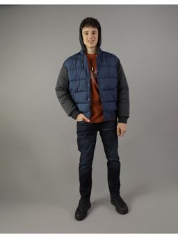 American Eagle - Men Blue Puffer Jacket