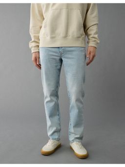 American Eagle - Men Blue Airflex Tencel Fibers Slim Straight Jeans