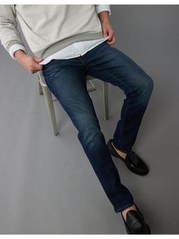 American Eagle - Men Navy Blue Airflex Slim Jeans