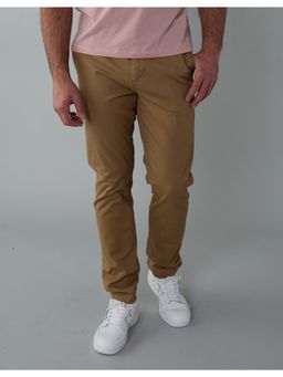 American Eagle - Men Neutral Flex Slim Lived-In Khaki Trouser